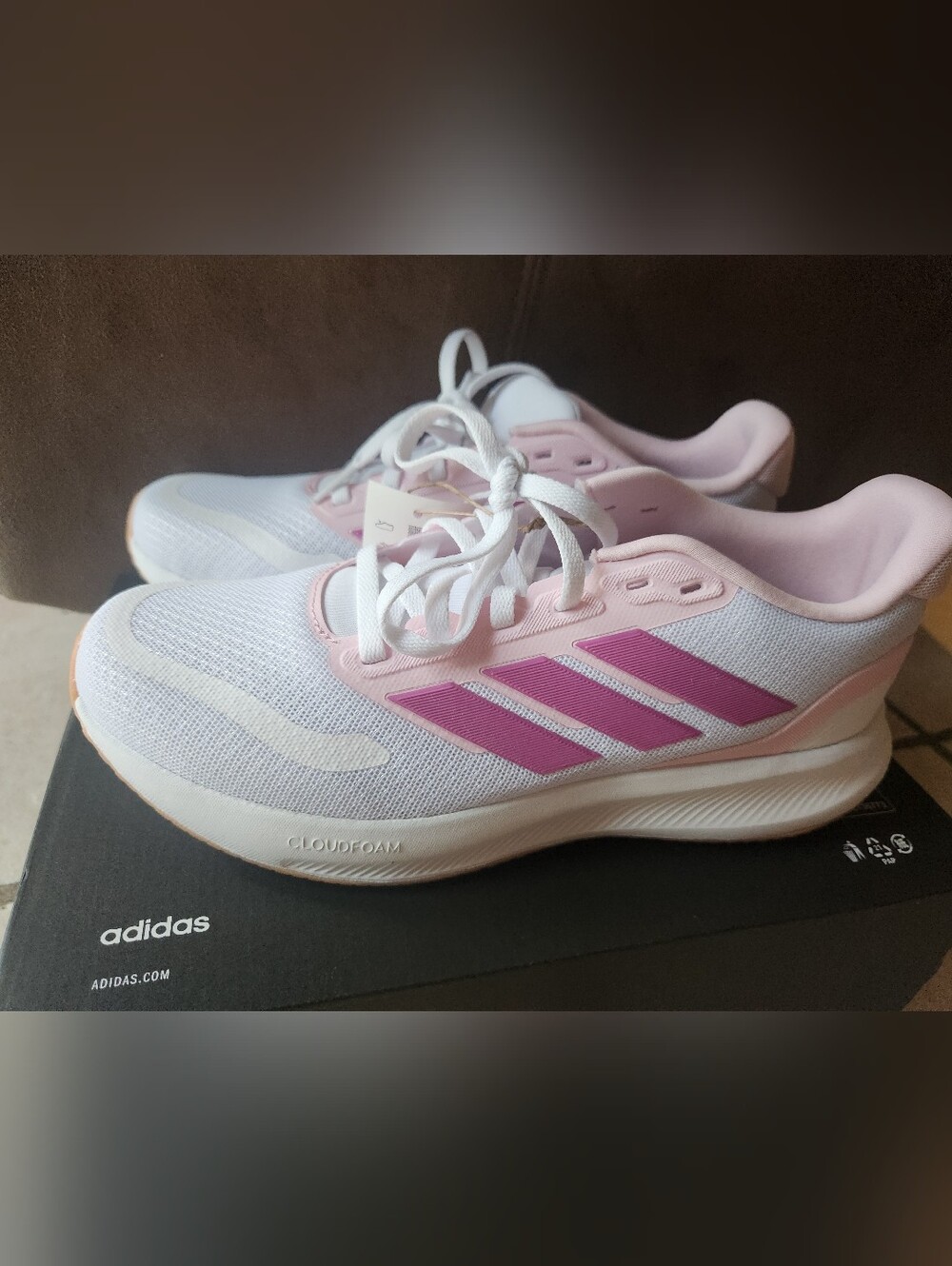 Adidas Kids Pink  Running Shoes
